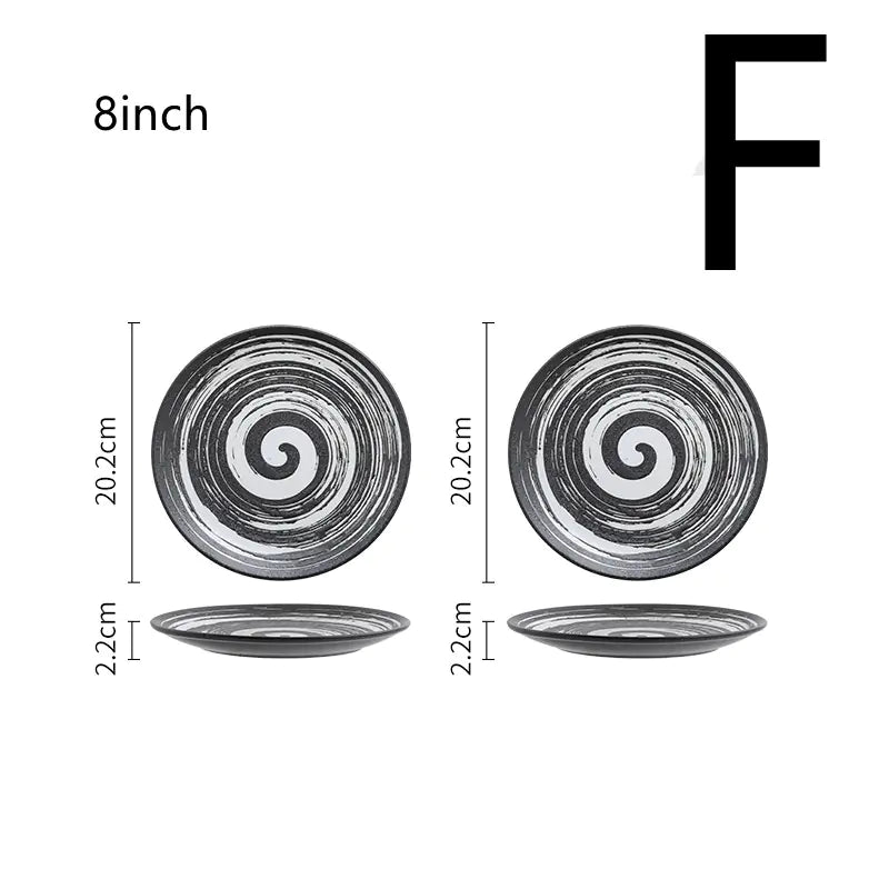 Japanese ceramic plates