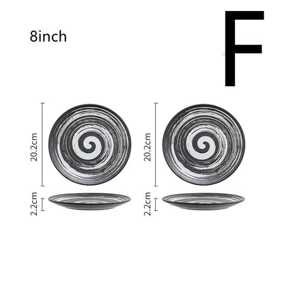 Japanese ceramic plates