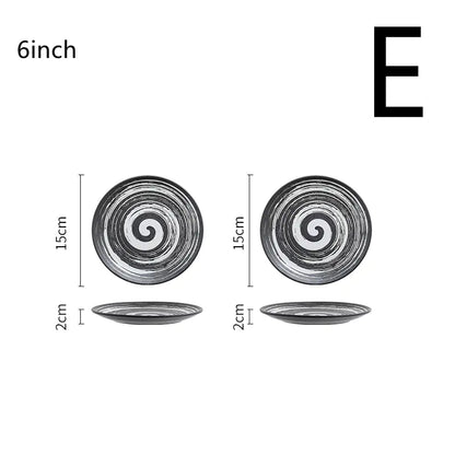 Japanese ceramic plates