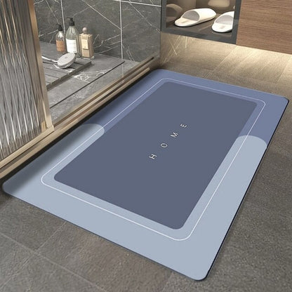 Alfombra de Baño Antideslizante Premium – Diseño Ovalado Moderno y Súper Absorbente