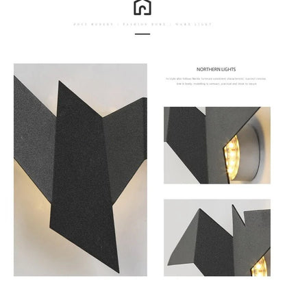 Aplique de Pared Nórdico de Hierro (Diseño Pájaro) - Zenvora