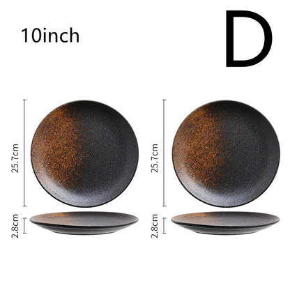 Japanese ceramic plates