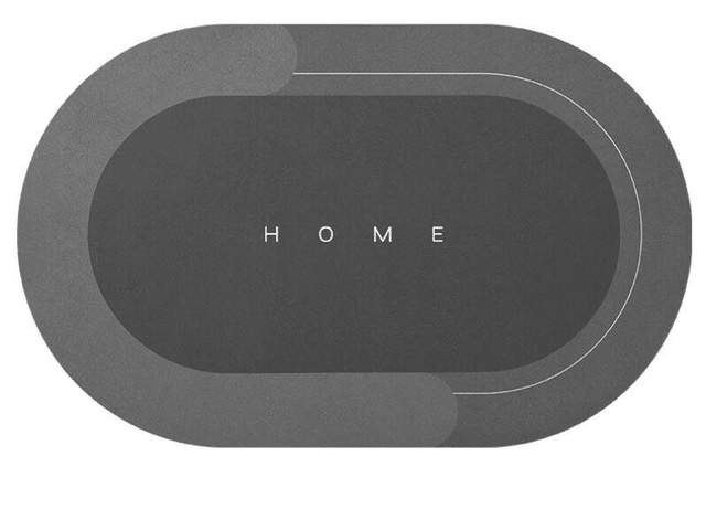 Super Absorbent Bathroom Mat Foot Mats Diatomite Rugs Non - Slip - Zenvora