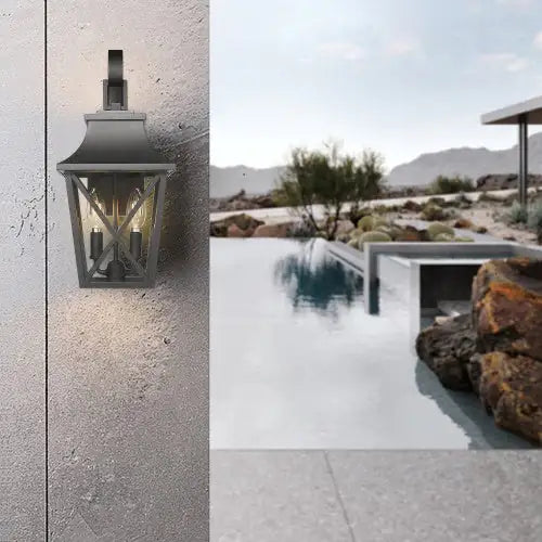 Farol LED de Pared para Exterior | Diseño Clásico y Sofisticado